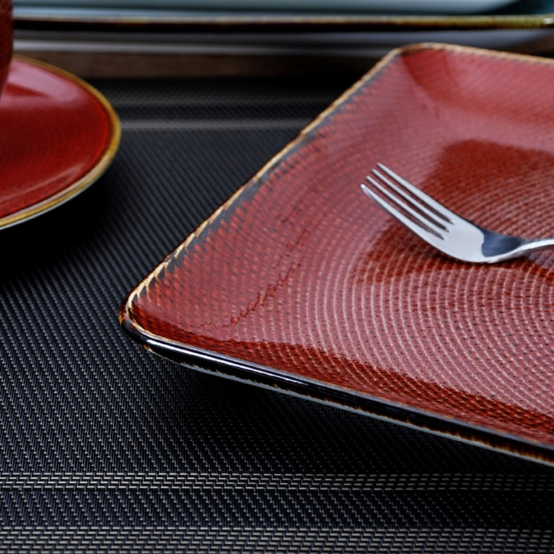 Lush Tableware, Chaozhou Good Quality In Stock Cracking Galzed  Restaurant Tableware,Dinner Plates For Hotel Ceramic