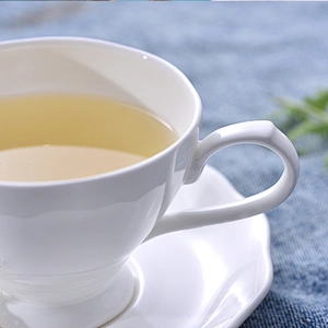P&T Royal Ware White Bone China Ceramic Tea Cup and Saucer