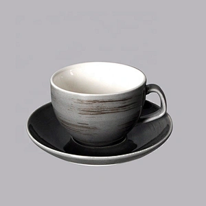 wholesale white vintage round ceramic coffee tea cup and saucer set porcelain