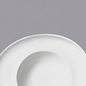 P&T Royal Ware glazed round edge ceramic deep stoneware porcelain soup plate for restaurant