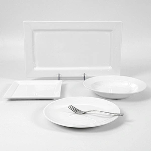 Factory Wholesale Price Restaurant Ceramic Rectangle Plates and Dishes Porcelain Sushi Plate for Sale