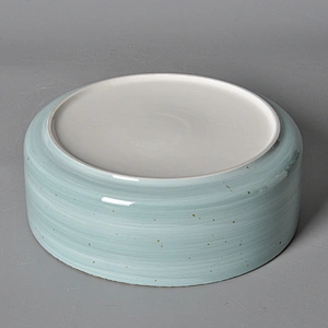 P&T Royalware wholesale nordic style coloured glaze ceramic tableware round deep bowl,cheap price sets bowl ceramic tab