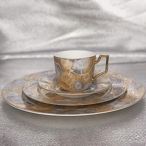 wholesale luxury banquet dinnerware dinner sets bone china tableware