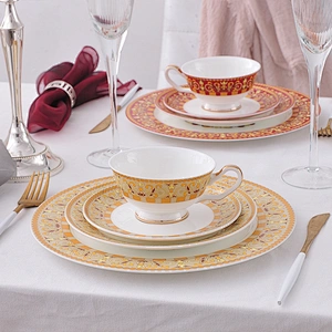 high quality ceramic dinner set new design porcelain dinnerware set