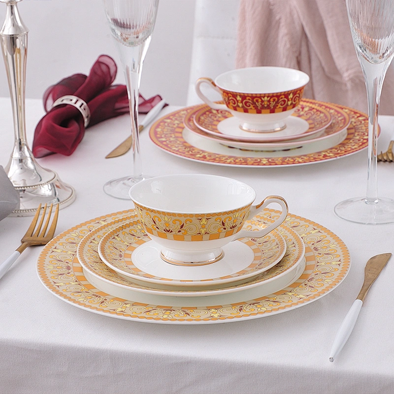 high quality ceramic dinner set new design porcelain dinnerware set