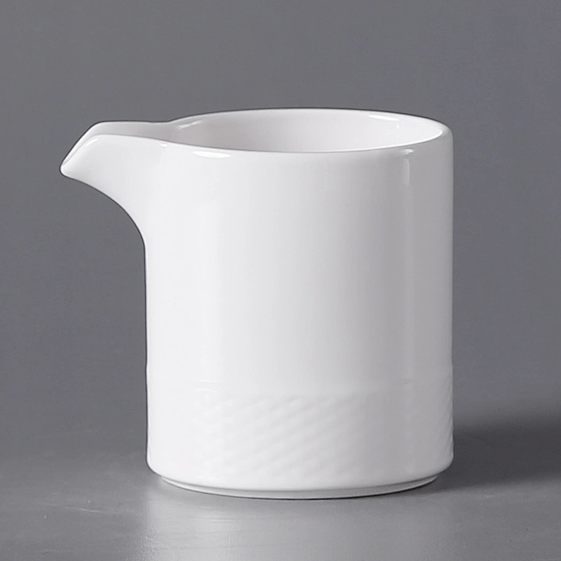 Chaozhou Porcelain Tea Set white Coffee Pot For Hotel Use