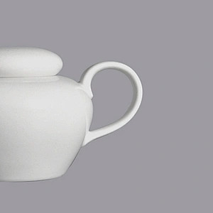 P&T Royal Ware wholesale white porcelain tea pot set ceramic restaurant tea pots