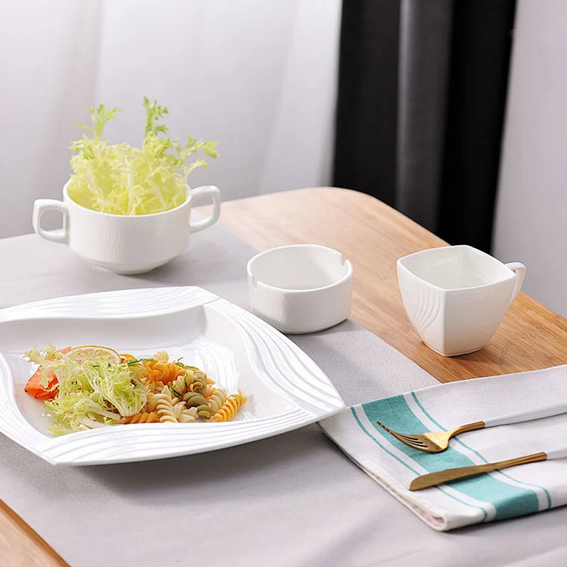 Wholesale Special Horeca Ceramic Banquet Hall Crockery Dinnerware Set