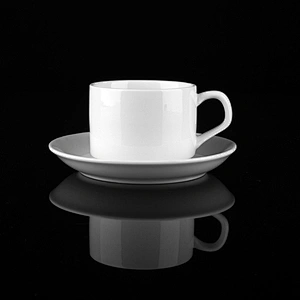 P&T Royal Ware Ceramics Porcelain 160ml Cups and Saucers Tea Cup Set Porcelain For Hotel Tabletop Afternoon Tea cups
