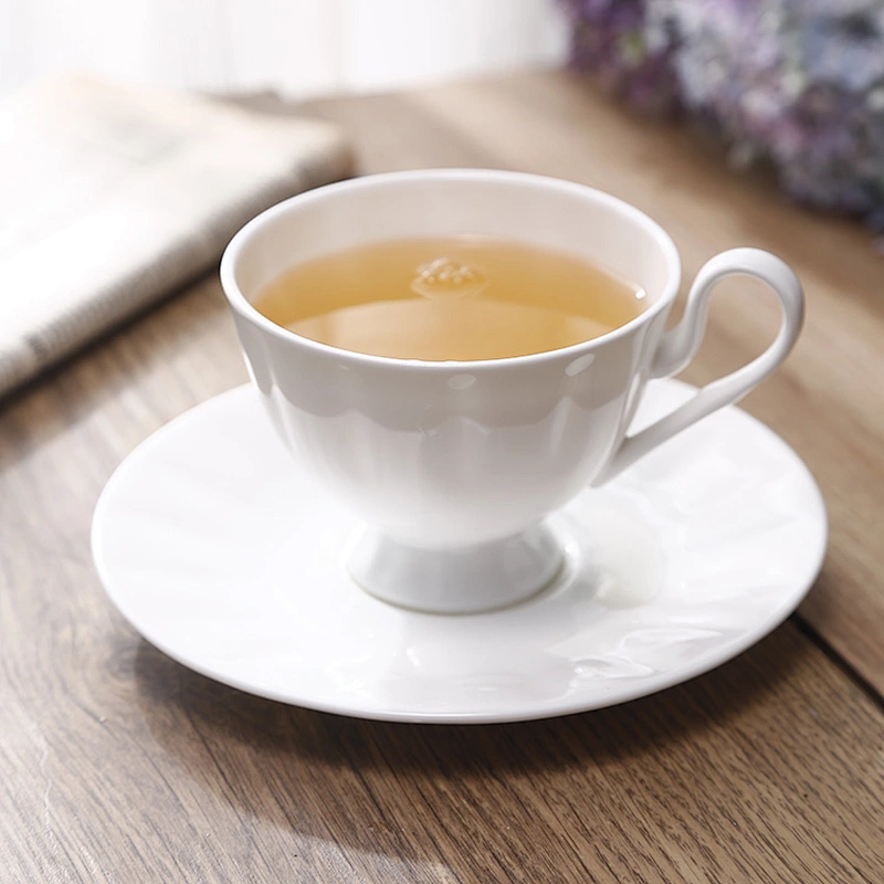 Luxury White Western Style Bone China Tableware Dinner Set Dinnerware