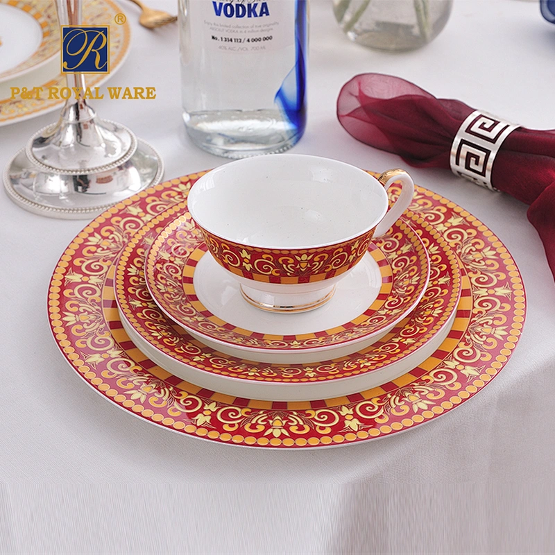New Design Bone China Dinner Sets for Wedding Party