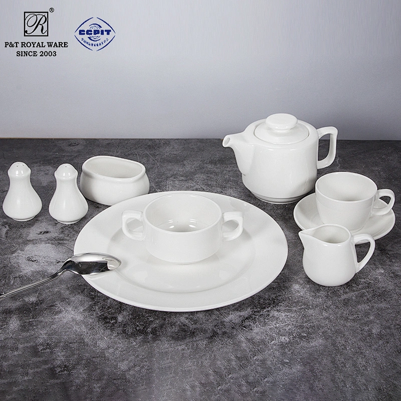 manufacturer bulk stock nordic white restaurant plate ceramic tableware
