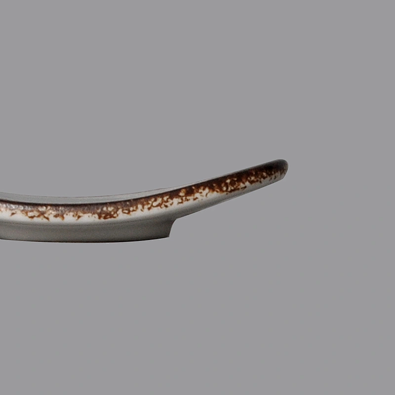 wholesale oval porcelain ceramic chopstick stand rest holder