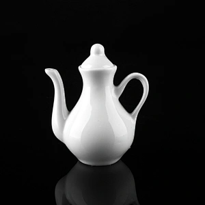 P&T Royal Ware White Ceramic Porcelain Tea Pot