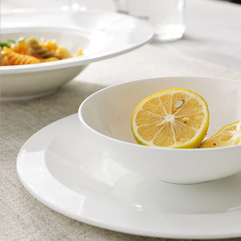 Luxury 5 Inch Bone China Restaurant Ceramic Salad Bowl
