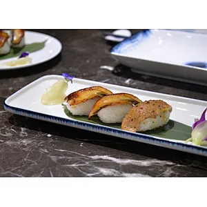 P&T Royal Ware Famous Brand On Glaze Blue, Chaozhou Good Quality In Stock Cracking Glaze Bowl, Nordic Plate~