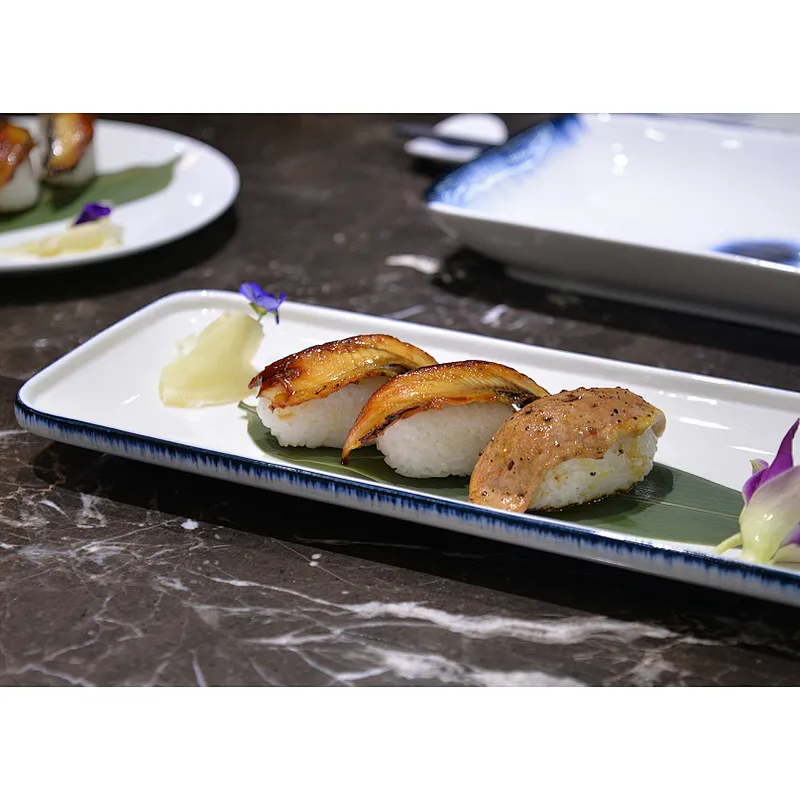 P&T Royal Ware Famous Brand On Glaze Blue, Chaozhou Good Quality In Stock Cracking Glaze Bowl, Nordic Plate~