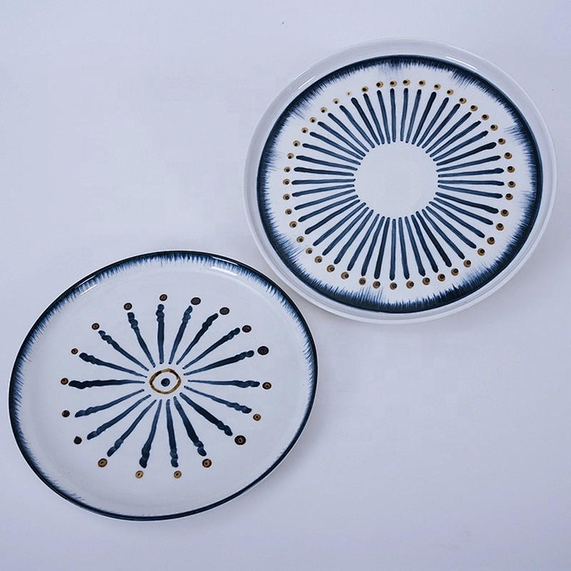 wholesale nordic restaurant porcelain dinner ceramic dishes plates for steak meat