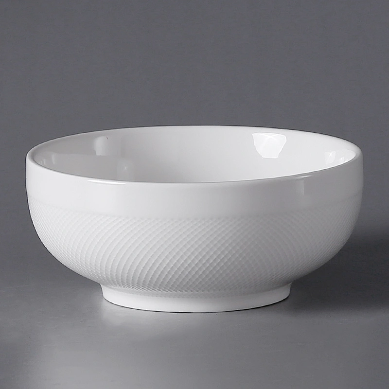 Guangzhou Hotel Porcelain Salad Bowl, Chaozhou Good Quality Vibrant Crockery Soup Bowl