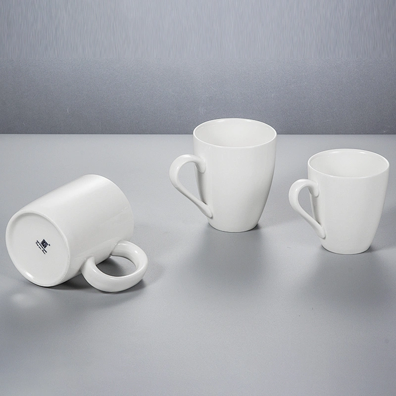 manufacturer wholesale white restaurnat tea coffee ceramic mug
