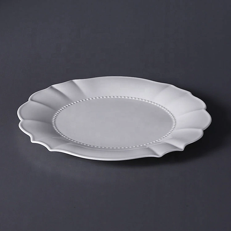 P&T Royal Ware factory white bone china restaurant plates sets dinnerware ceramic dinner