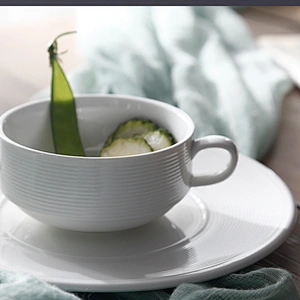 wholesale porcelain ceramic luxury white restaurant plates small soup bowls for weddings