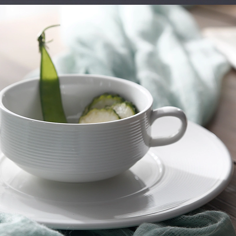 wholesale porcelain ceramic luxury white restaurant plates small soup bowls for weddings