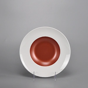 manufacturer 9 inch Western hotel restaurant banquet crockery bone china pasta ceramic salad plate
