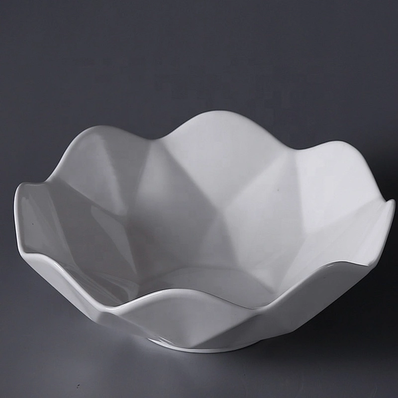 P&T chaozhou porcelain factory drop shape bowl saucer dish ceramic rice bowl