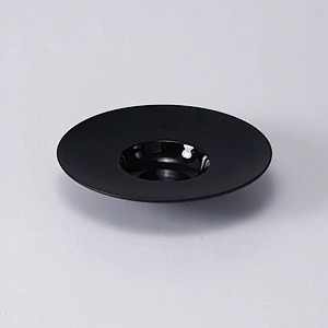 New product black color design decal plates high temperature ceramic plate sets for sale