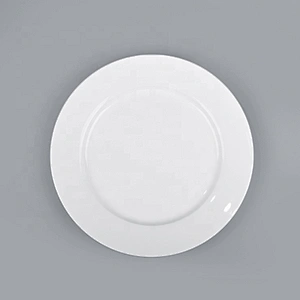 wholesale cheap round porcelain banquet buffet hall hotel restaurant wedding table ceramic charger plates