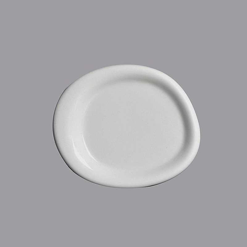 wholesale white restaurant ceramic plate stoneware porcelain dish