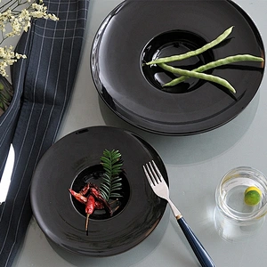 Custom cheap Ceramic Plates Dishes , Wholesale Ceramic Porcelain Dishes