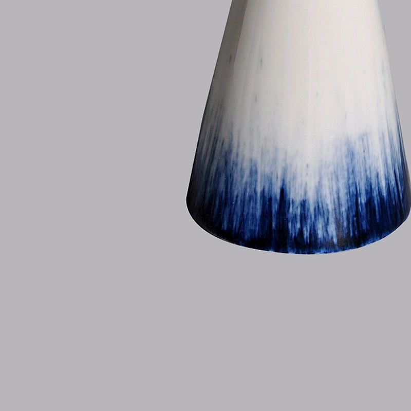 wholesale empty white blue color wine porcelain 170ml japanese sake bottle ceramic