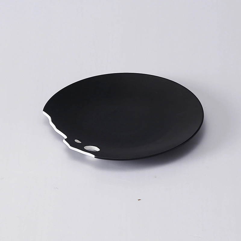 fashion style good quality classical matte black deep noodle ceramic bowl