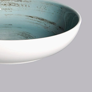cheap mexican personalized unique restaurant porcelain round serving salad bowl