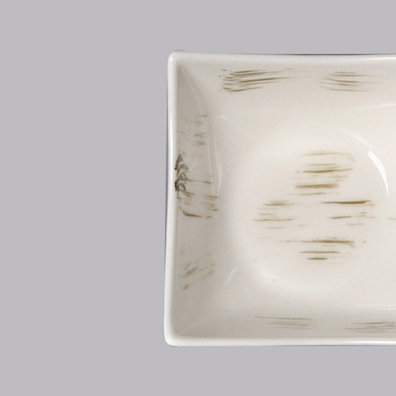 Chinaware New Dishwasher Safe Vintage Porcelain Ceramic Square Bowl