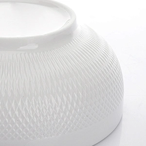 hot sale new style wholesale custom logo personalized white porcelain ceramic cereal bowl for restaurant