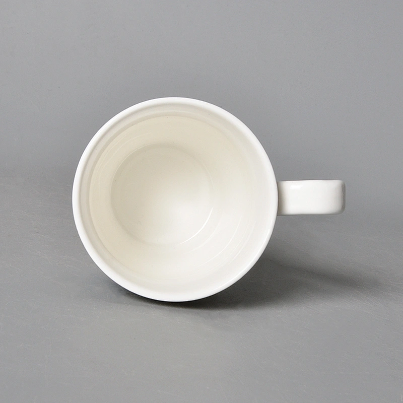 freeform butterfly pattern hotel catering restaurant drinkware ceramic coffee water milk mug