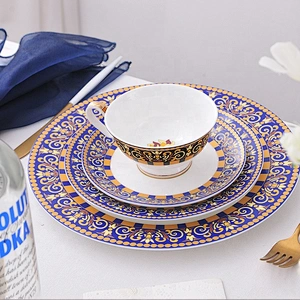 high quality ceramic dinner set new design porcelain dinnerware set