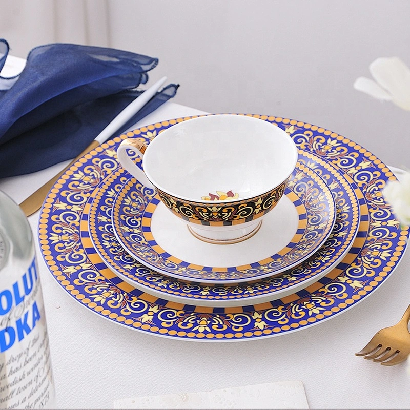 high quality ceramic dinner set new design porcelain dinnerware set