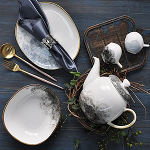 Guangdong P&T Manufactures Hotel  Ceramic Pasta Bowl Handmade Soup Restaurant Porcelain Bowl For Catering