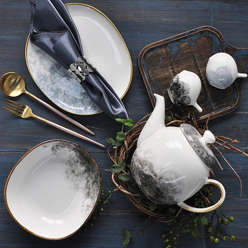 Guangdong P&T Manufactures Hotel  Ceramic Pasta Bowl Handmade Soup Restaurant Porcelain Bowl For Catering