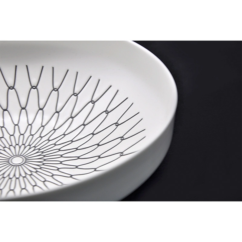 Best selling Indian restaurant tableware custom printed chinese ceramic bowls