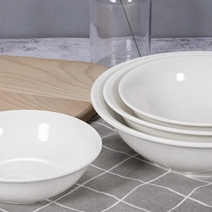 manufacturer white kitchen round big porcelain ceramic bowls