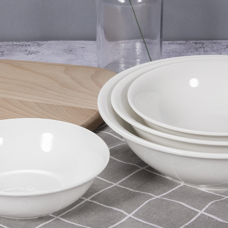 manufacturer white kitchen round big porcelain ceramic bowls
