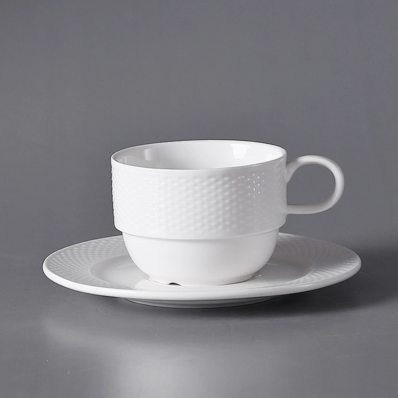 Porcelain Arabic Coffee Cup and Tea Cup For Coffee Shop High Tea Use