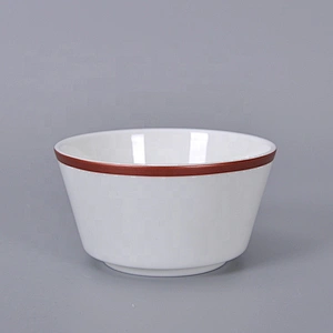 porridge cereal bowl manufacturer durable catering banquet hotel ceramic bowl crockery buffet restaurant bowl