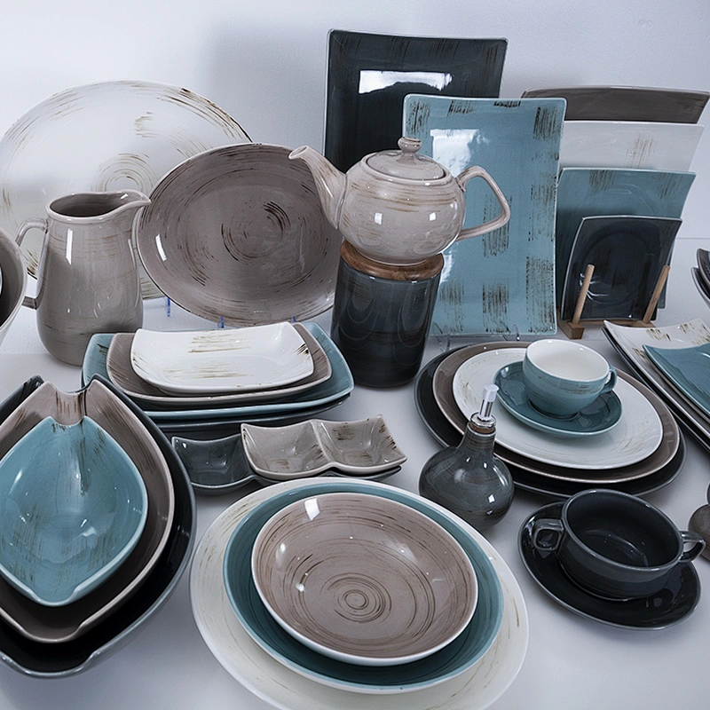 bulk wholesale glazed round deep porcelain ceramic restaurant soup plate