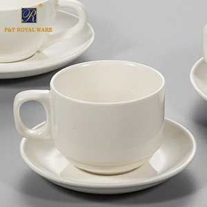 P&T Royal Ware Cappuccino Cup Ceramic Porcelain Cups